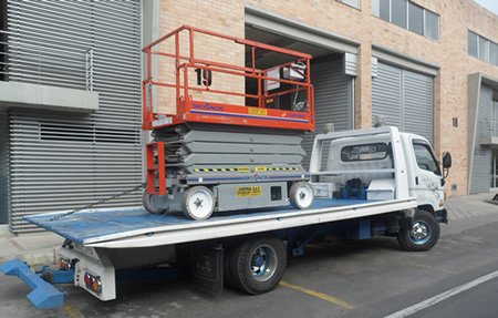 Trasporte de maquinaria 24 horas